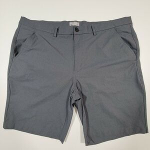 Hickey Freeman Flat Front‎ Shorts - Gray - Stretch Performance - Size 42